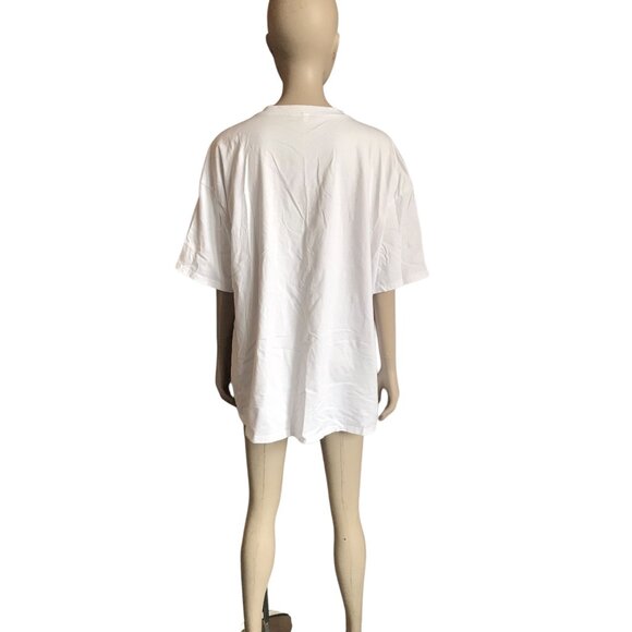 Man I Feel Like a Bride White and Pink Top - Picture 4 of 5